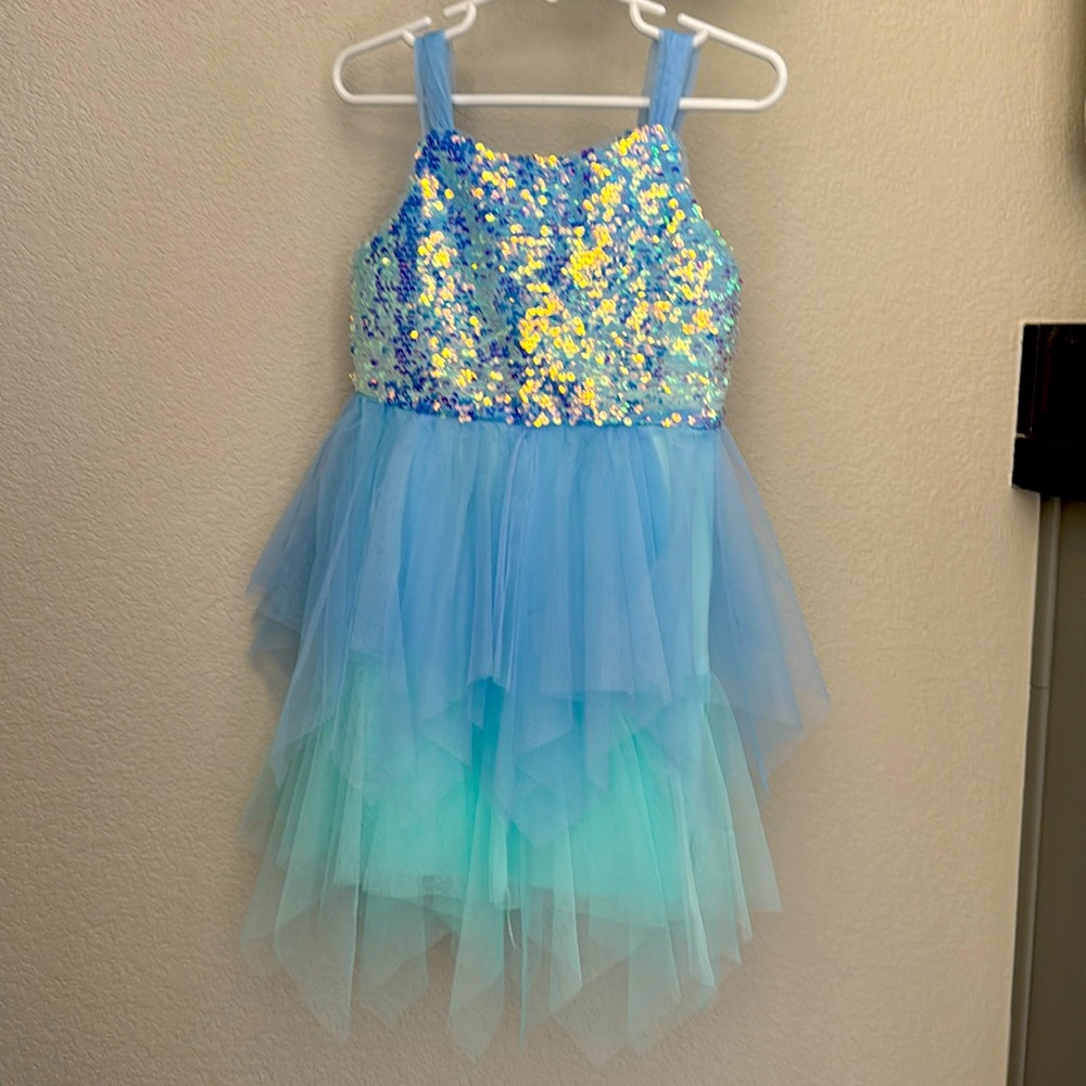 Sequence blue dress NWT